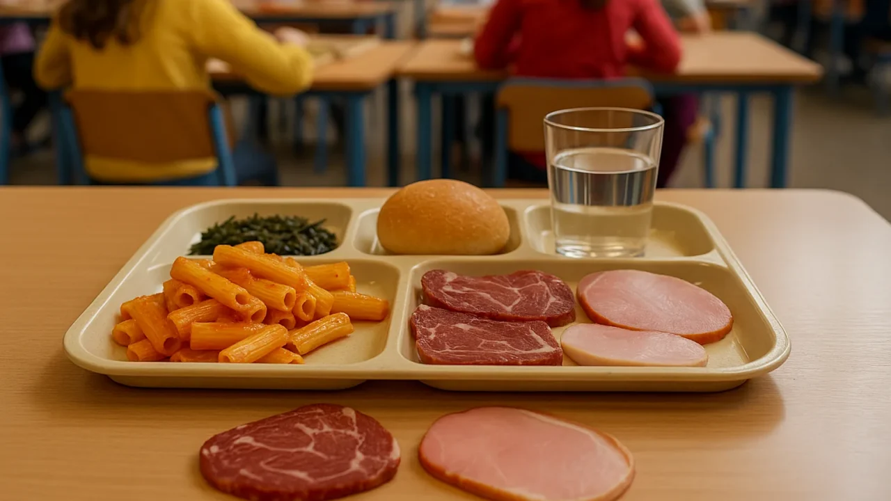 Mense scolastiche di Piacenza: la rimozione di salumi accende il dibattito su nutrizione e scelta