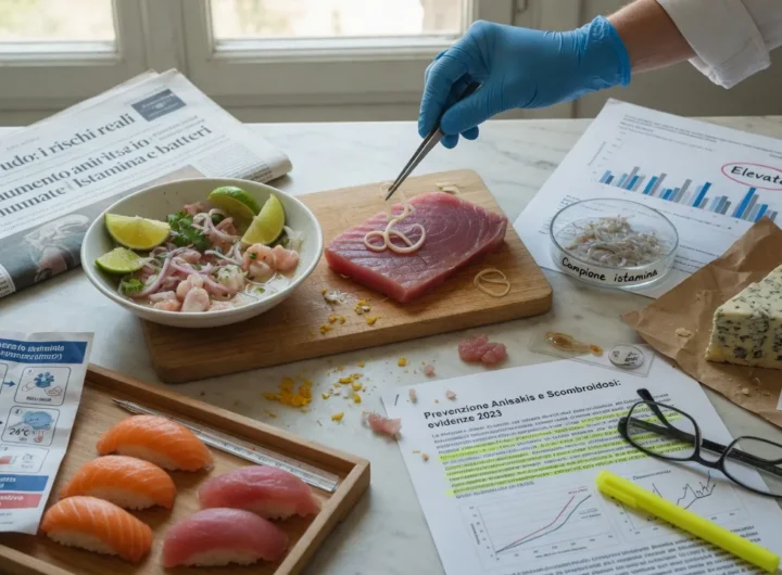Pesce crudo e formaggi a pasta cruda: quanto è sicuro mangiare?