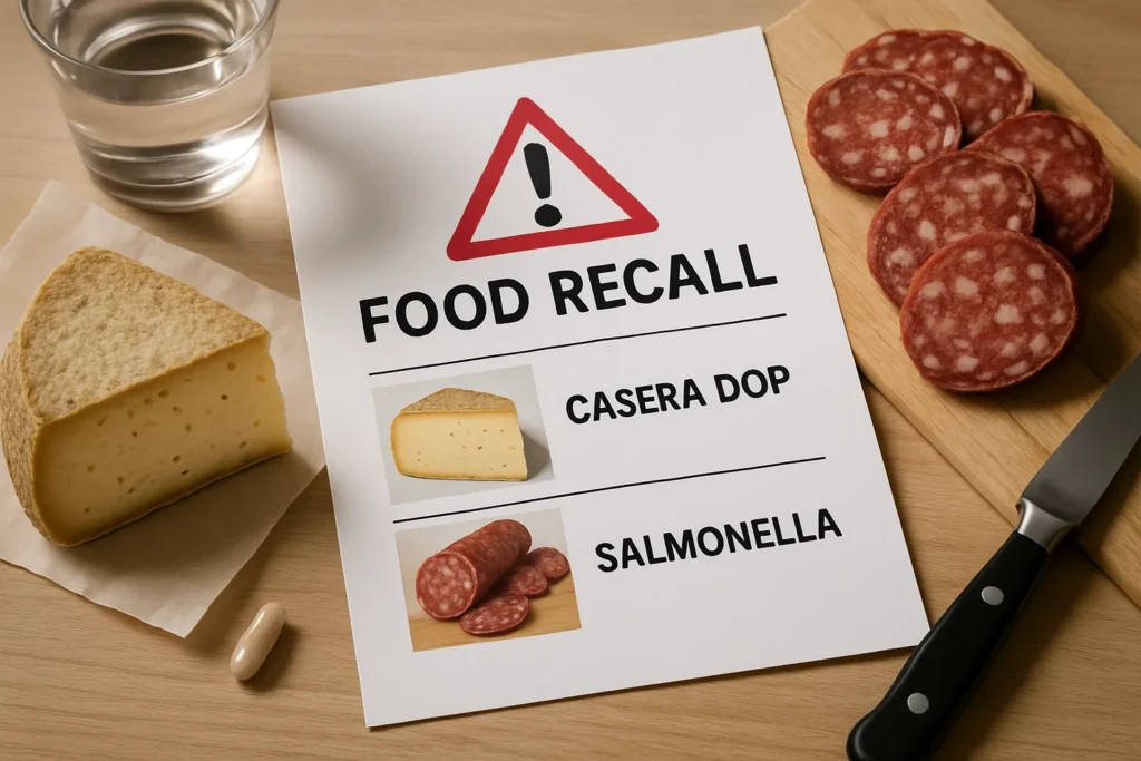 Richiami alimentari: Casera DOP e salumi, cosa fare quando un prodotto è contaminato