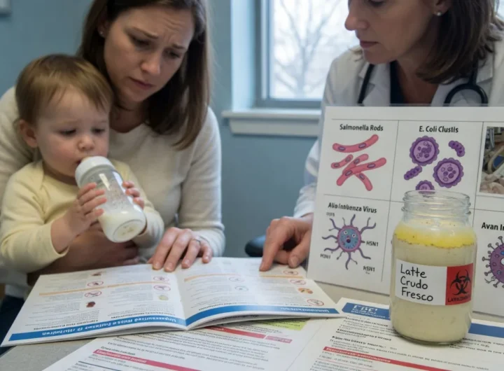 Latte crudo: perché i pediatri americani chiedono il divieto