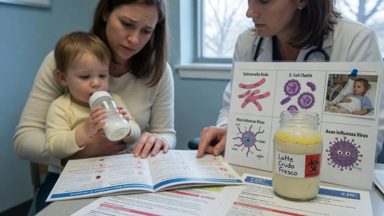 Latte crudo: perché i pediatri americani chiedono il divieto