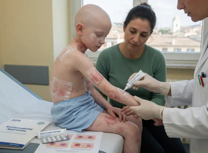 Terapia genica per la sindrome dei bambini farfalla: primo ok Aifa per molecola topica