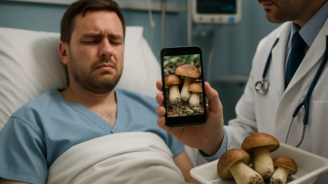 Intossicazioni da funghi: quando l'app dice "commestibile" ma finisci in ospedale