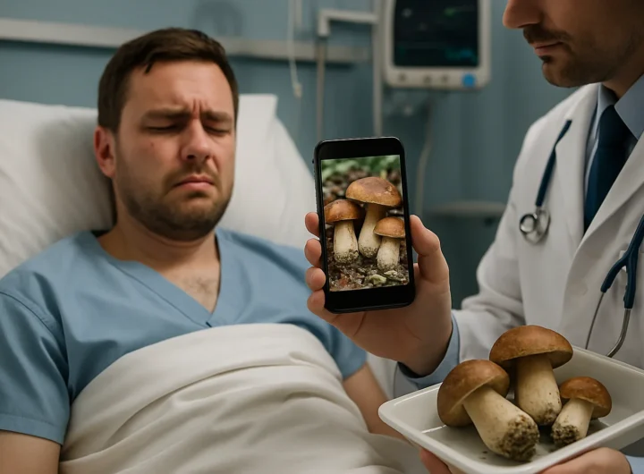 Funghi selvatici: quando l'app sbaglia e finisci in ospedale